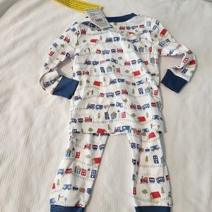 Two-Piece Train Pajamas - NWT - Kissy Kissy